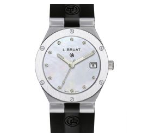 Lady Quartz Watch with MOP white dial with 11 diamonds