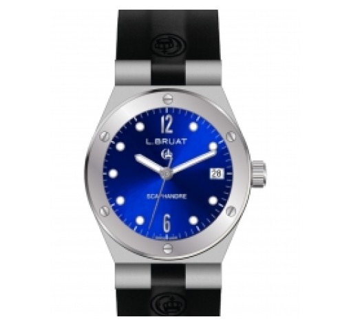 Lady Quartz Watch with 29 mm diameter steel case Blue dial