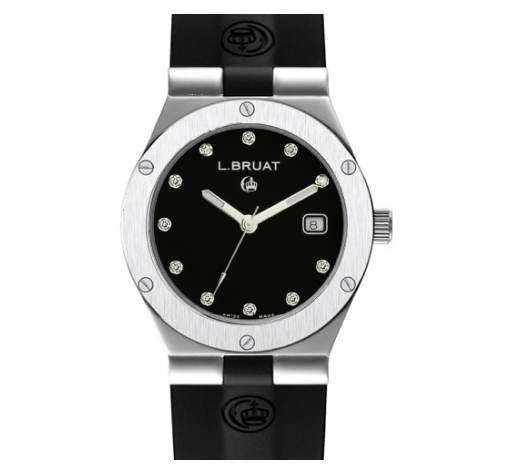 Quartz watch with Black Dial