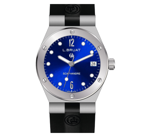 Quartz Watch with Blue Dial