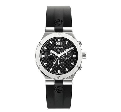 Chronograph Watch with Black Dial