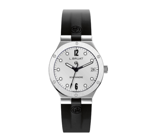 Quartz Watch with White Dial