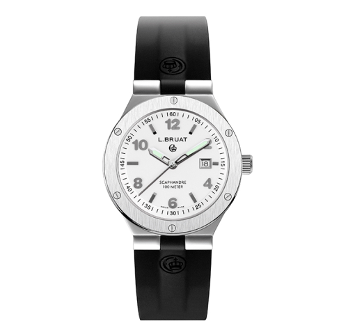 Quartz Watch with White Dial