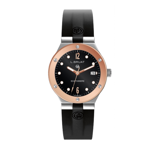 Quartz Watch with Black Dial